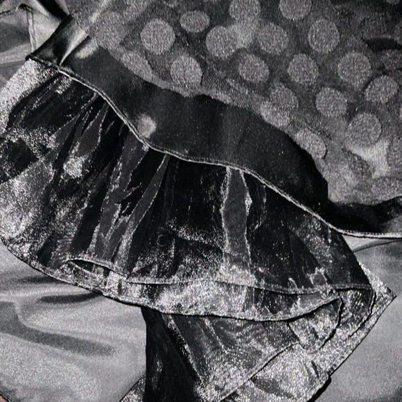 SANDRA DARREN Women's Black Sleeveless Jewel Neck Sheath Dress 10 NWOT - Picture 13 of 15